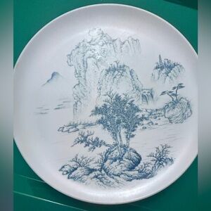 Vintage Lenox Ware Melamine Set 8 Plates Asia Themed Rare Collection 10” HG101